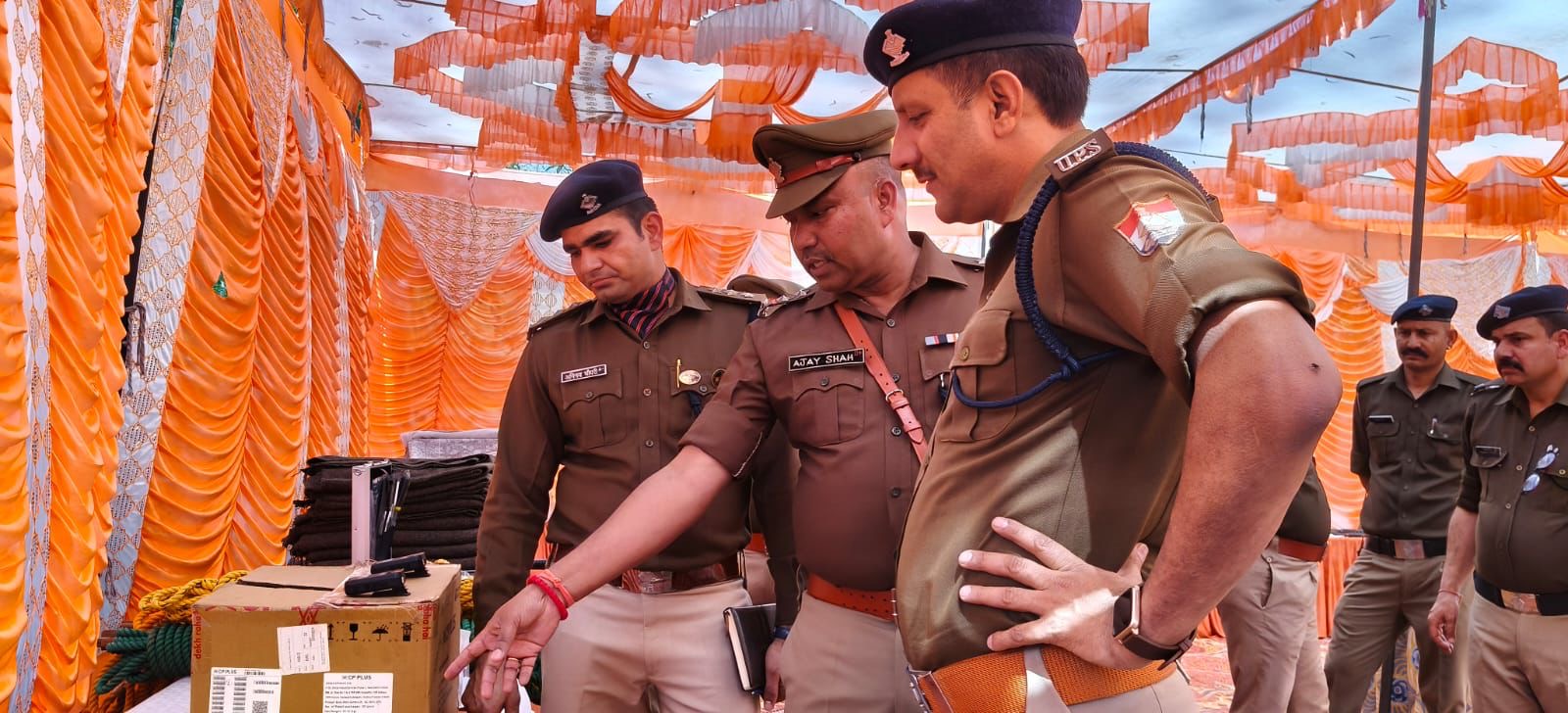 पुलिस अधीक्षक ग्रामीण द्वारा थाना झबरेड़ा का अर्द्धवार्षिक निरीक्षण